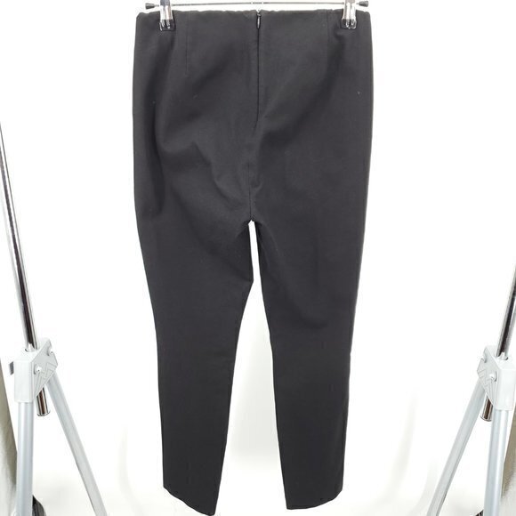 Theory Navalane Jetty Slim Stretchy Ankle Pants 0 Black - Picture 3 of 16
